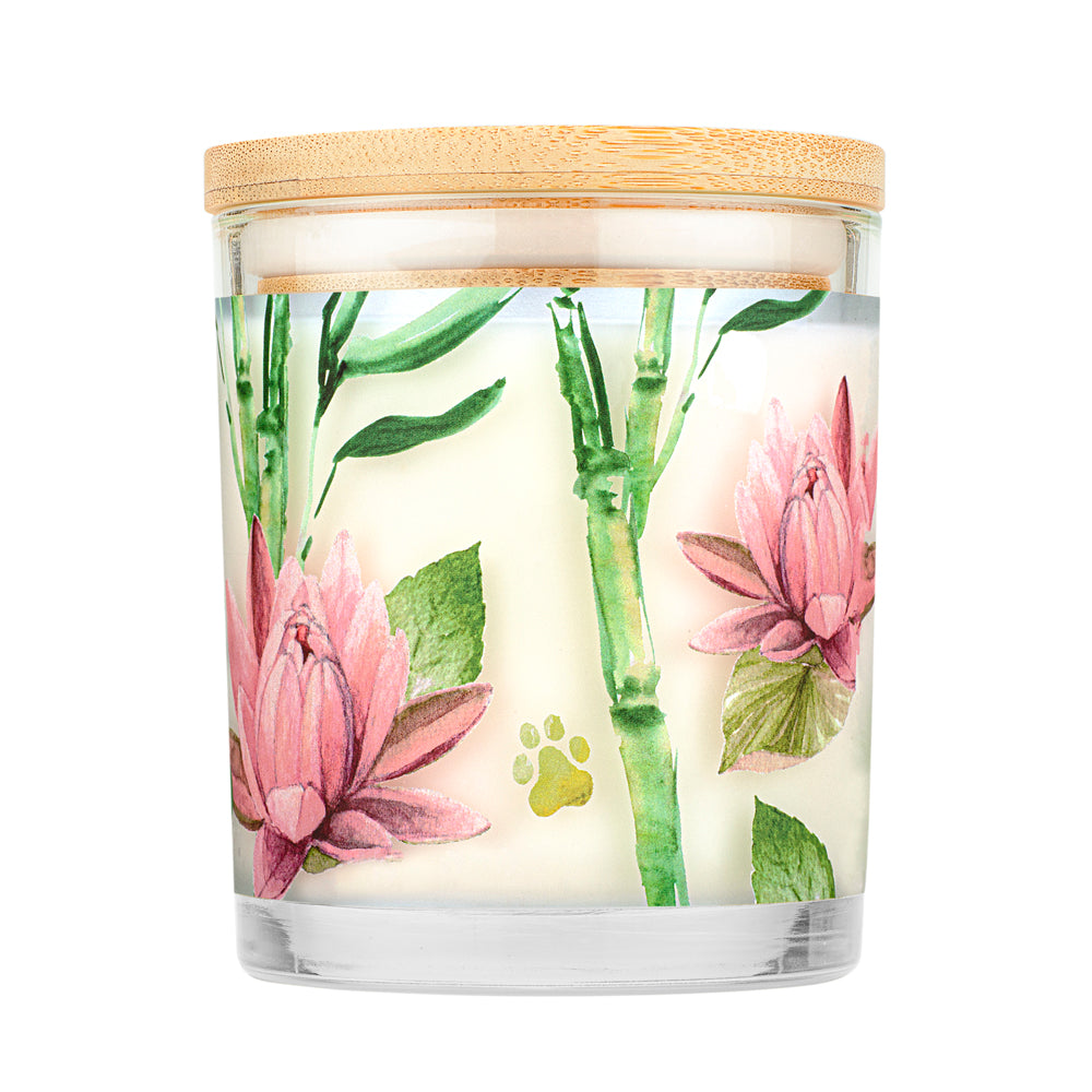 Bamboo Watermint Candle Back