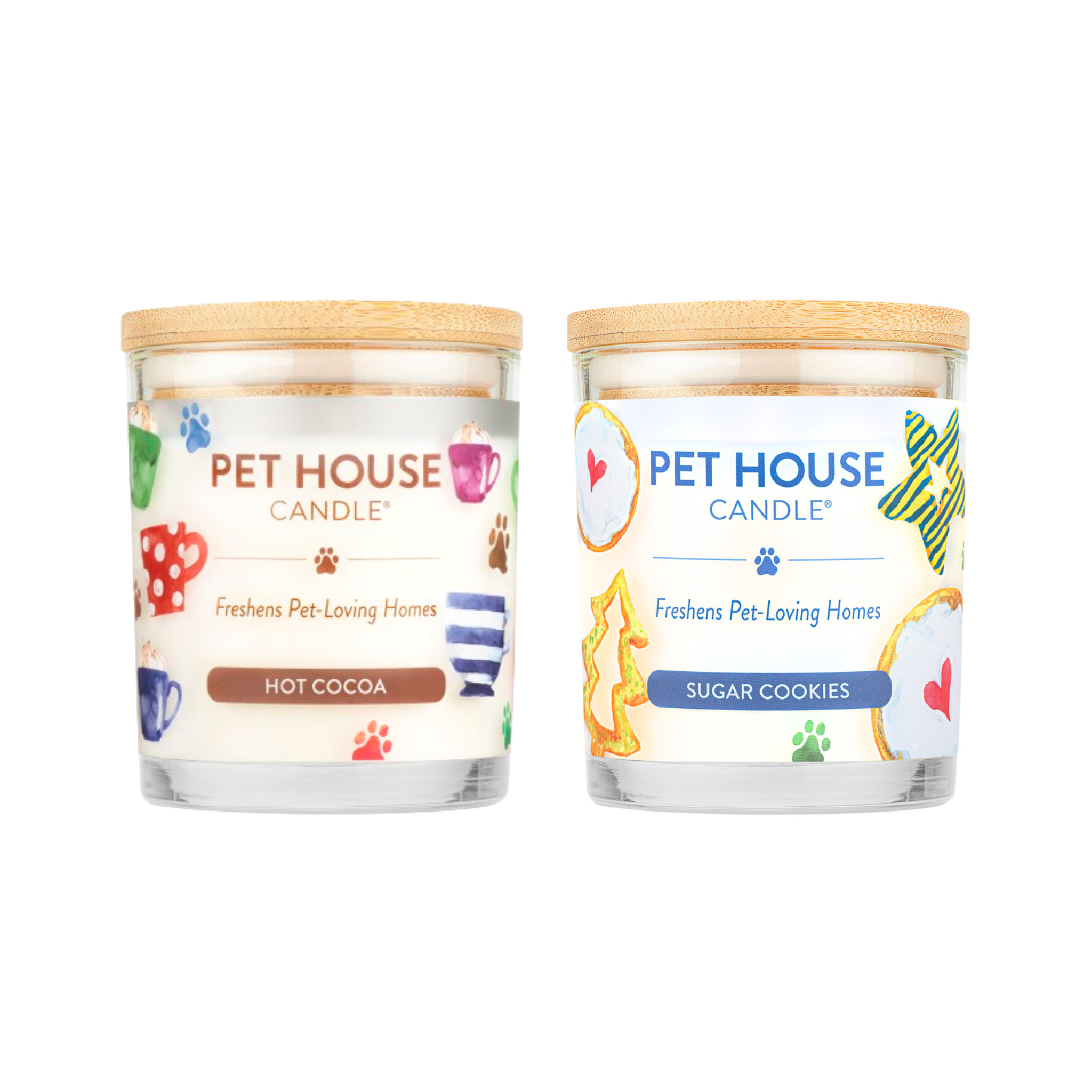 Hot Cocoa and Sugar Cookies - Pack of 2 Candles