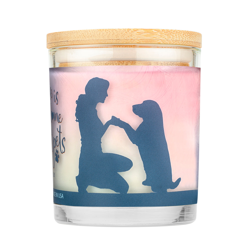 Jasmine Lily Candle side