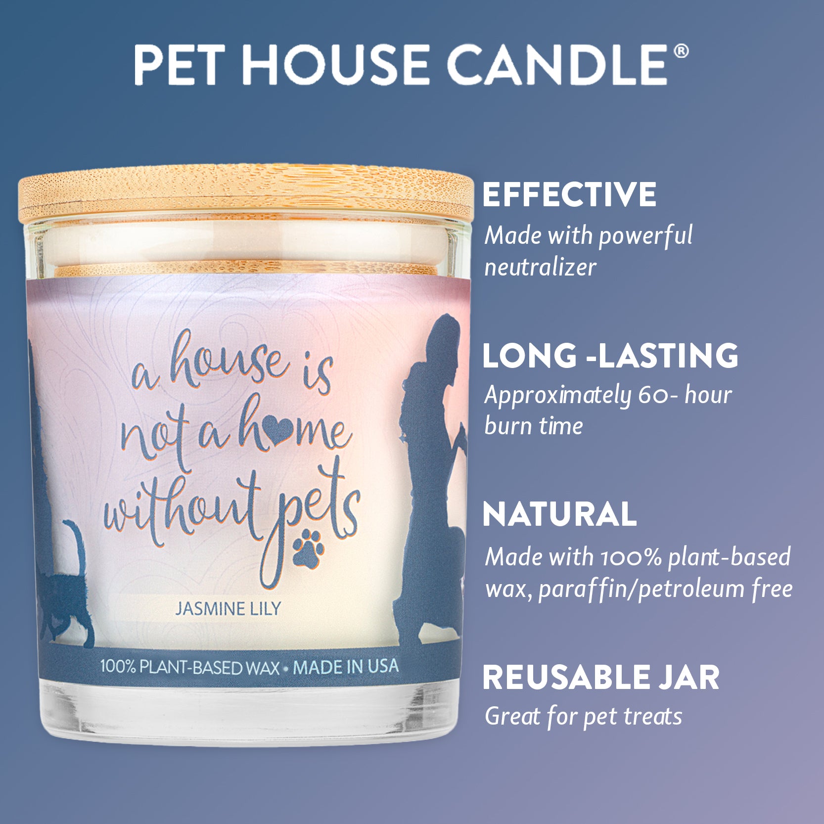 Jasmine Lily Candle infographics