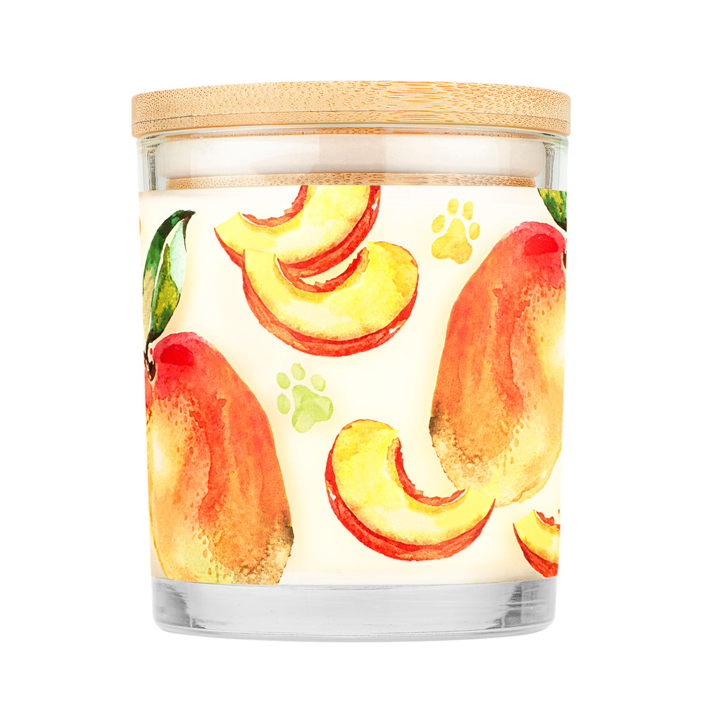 Mango Peach Candle back