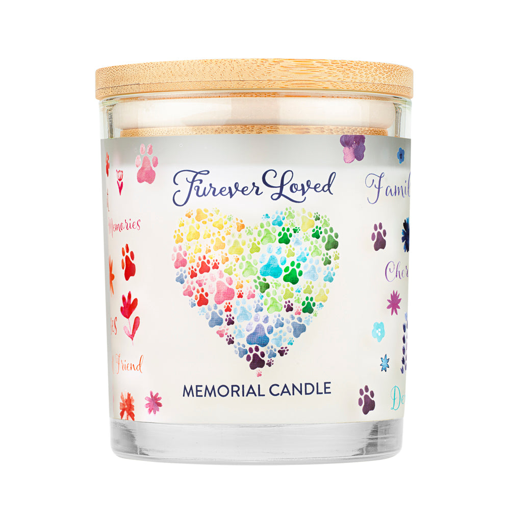 Pet House 'Furever Loved' Memorial Candle