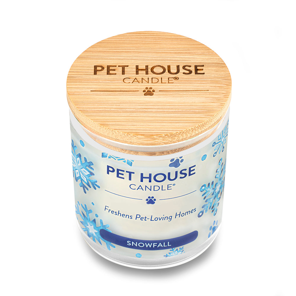 Snowfall Candle High Angle