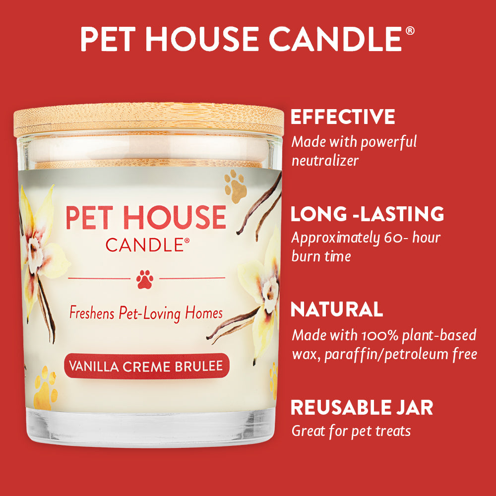 Vanilla Creme Brulee Candle infographics
