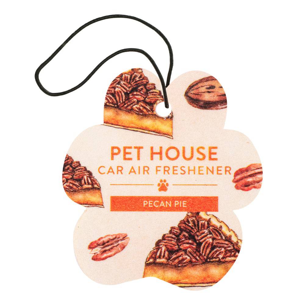 Pecan Pie Pet House Car Air Freshener back