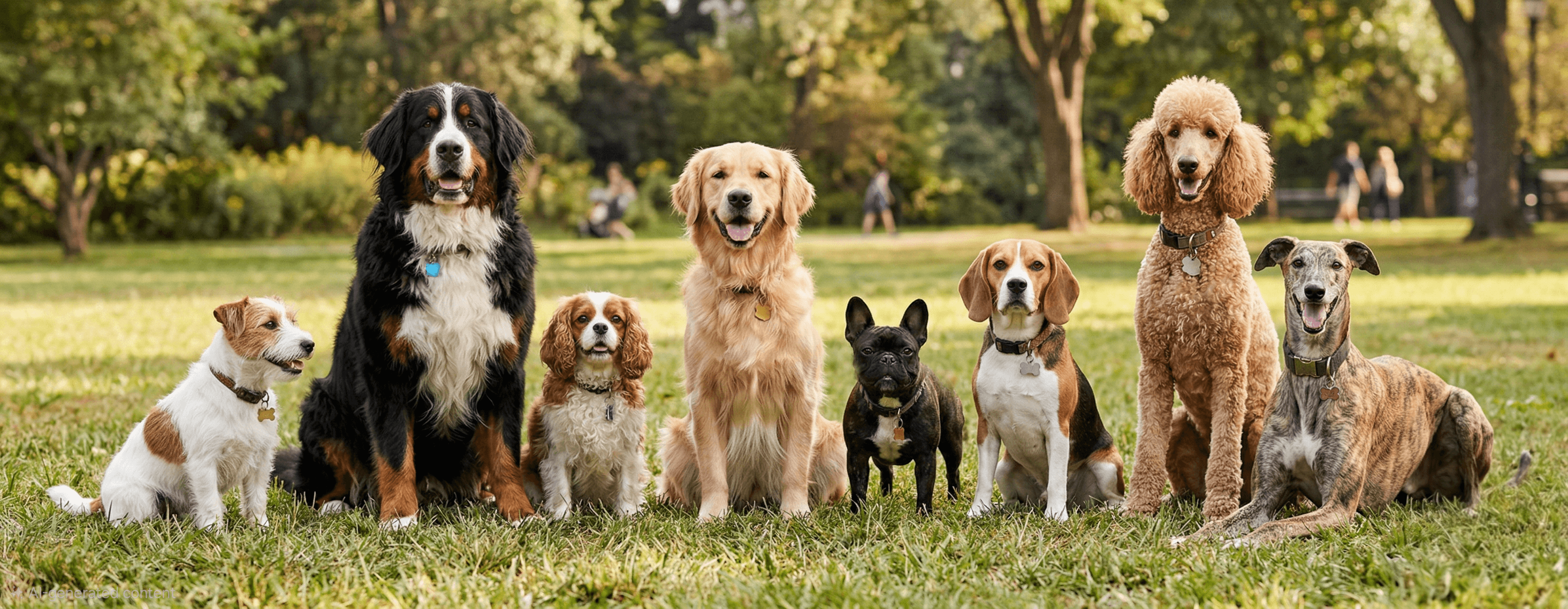 various types of dogs