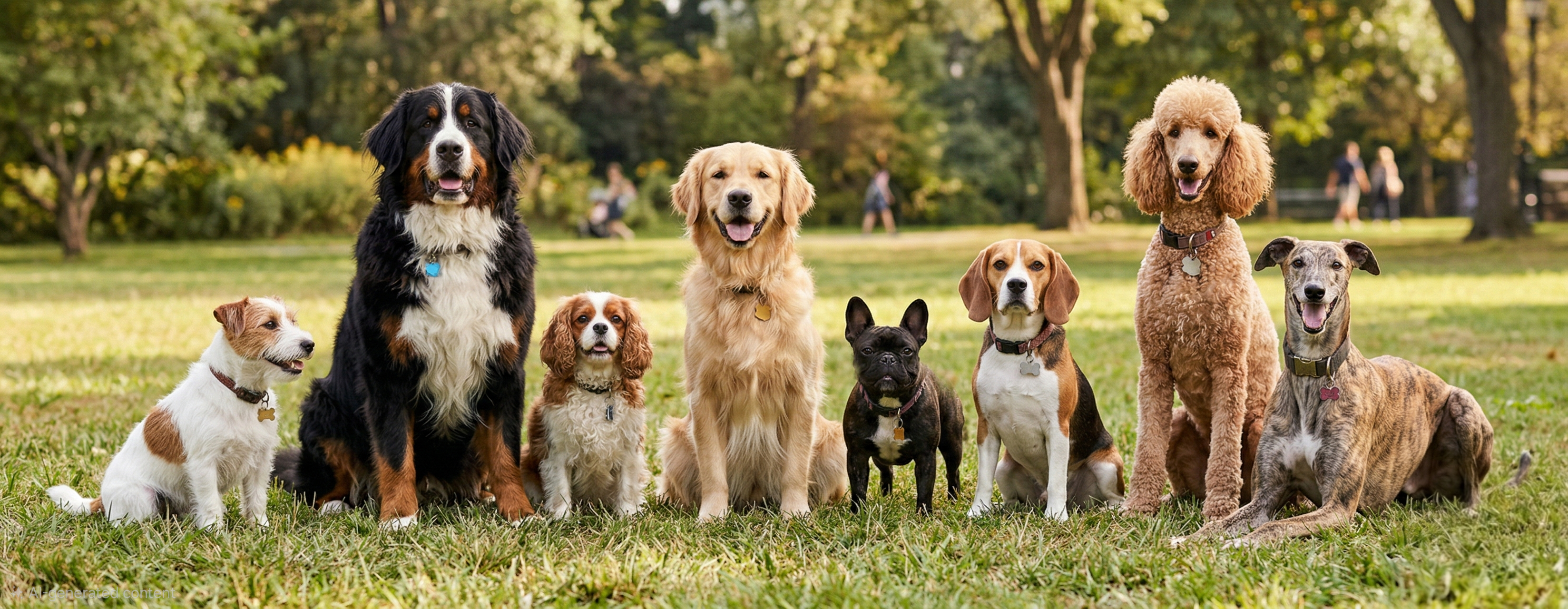 various types of dogs