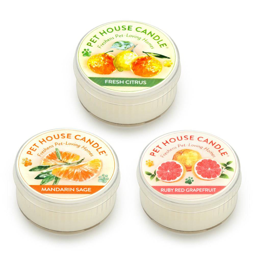 Citrus Pet House Mini Candles