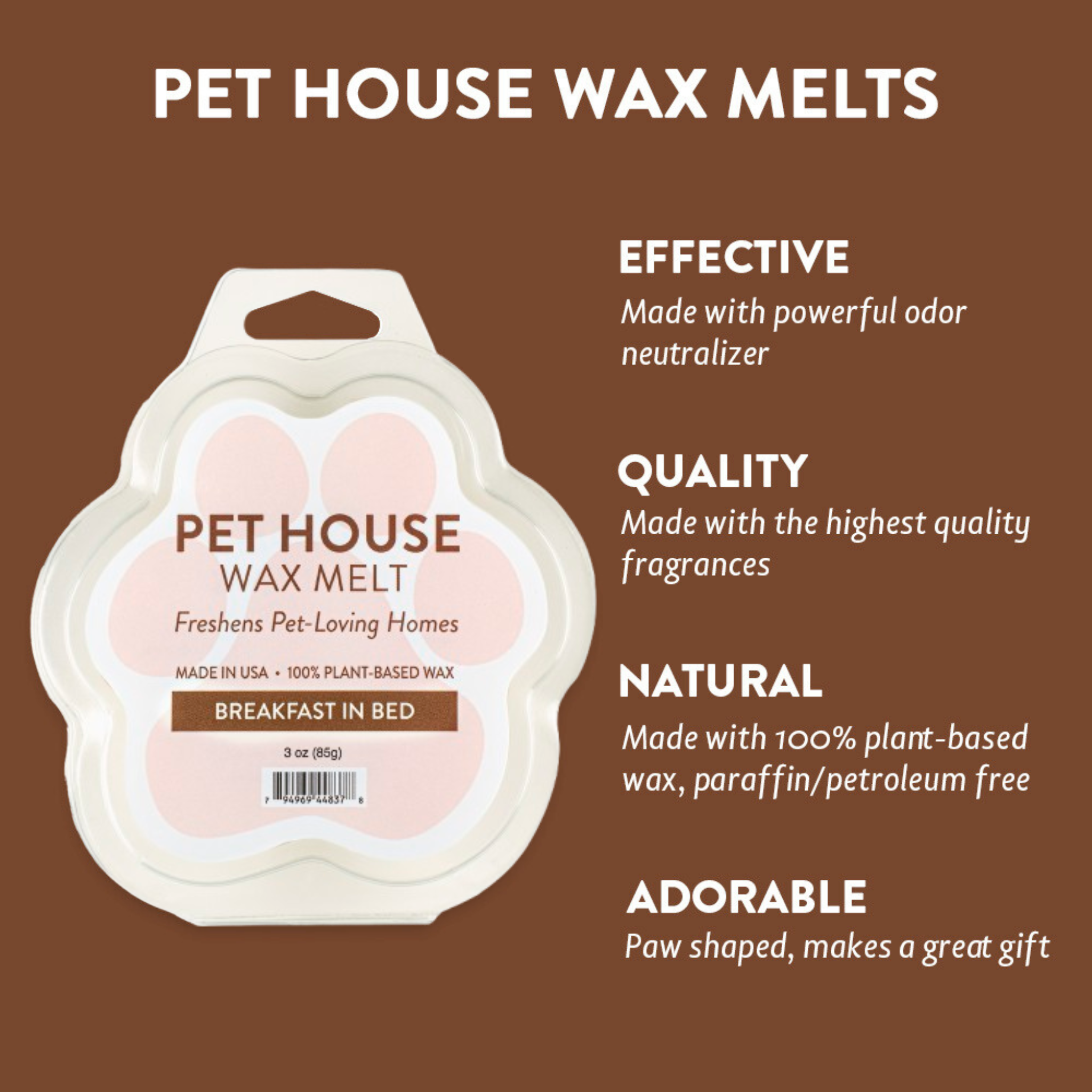 Breakfast in Bed Wax Melt infographics