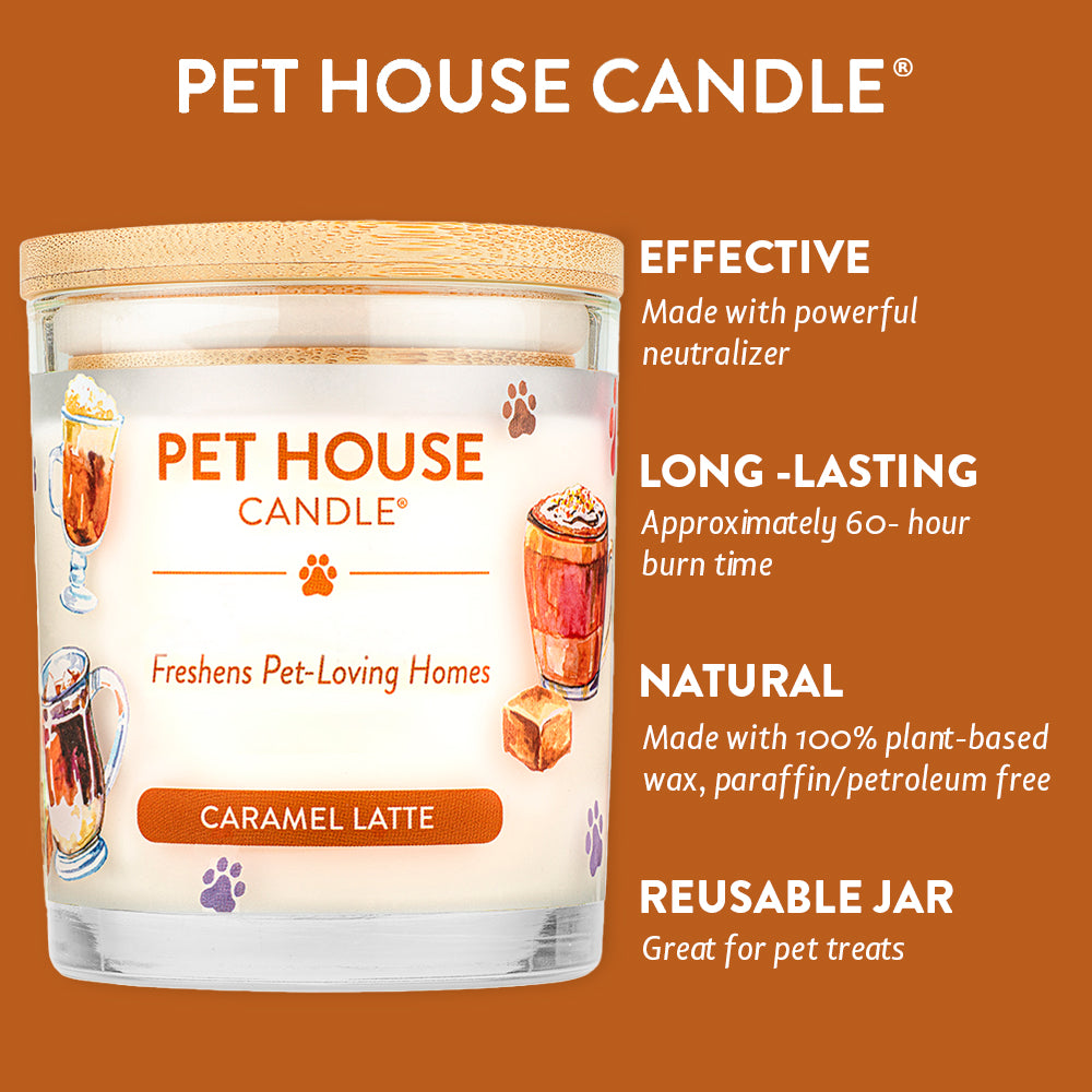 Caramel Latte Candle infographics