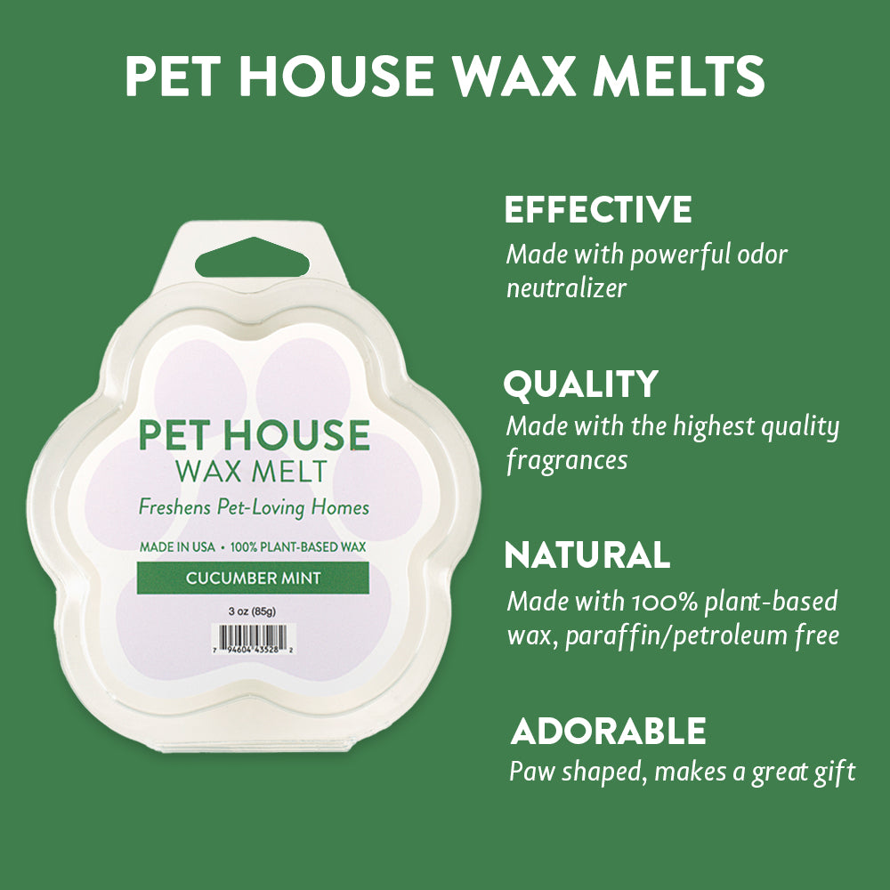 Cucumber Mint Wax Melt infographics