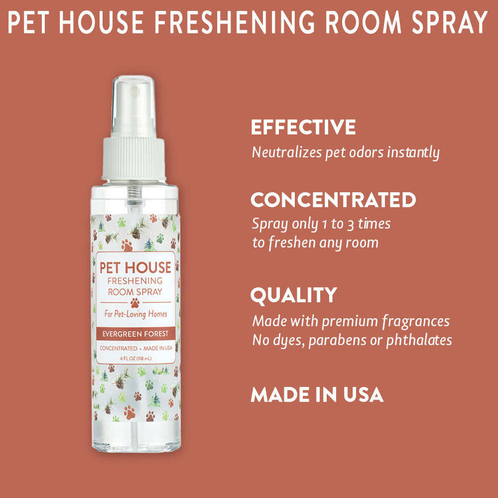 Evergreen Forest Room Spray infographics