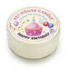 Happy Birthday Pet House Mini Candle