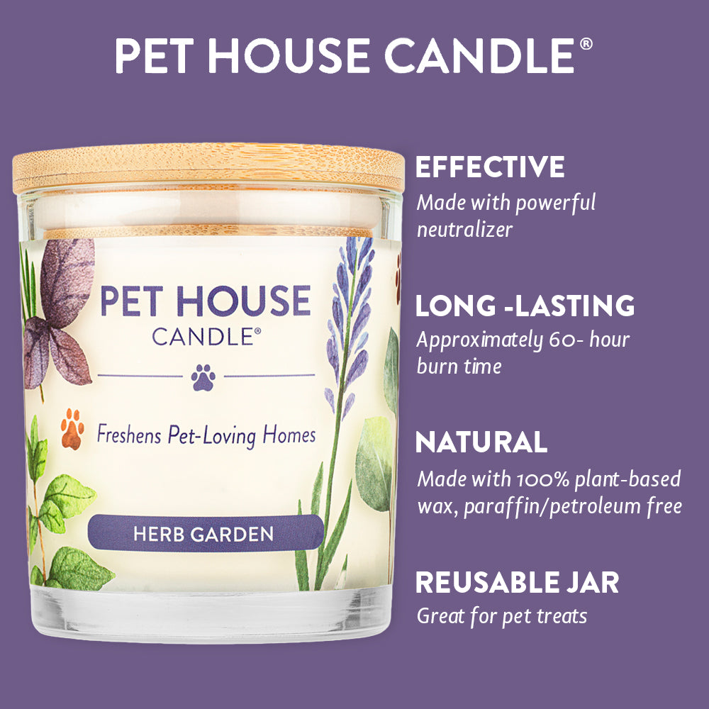 Herb Garden Candle infographics