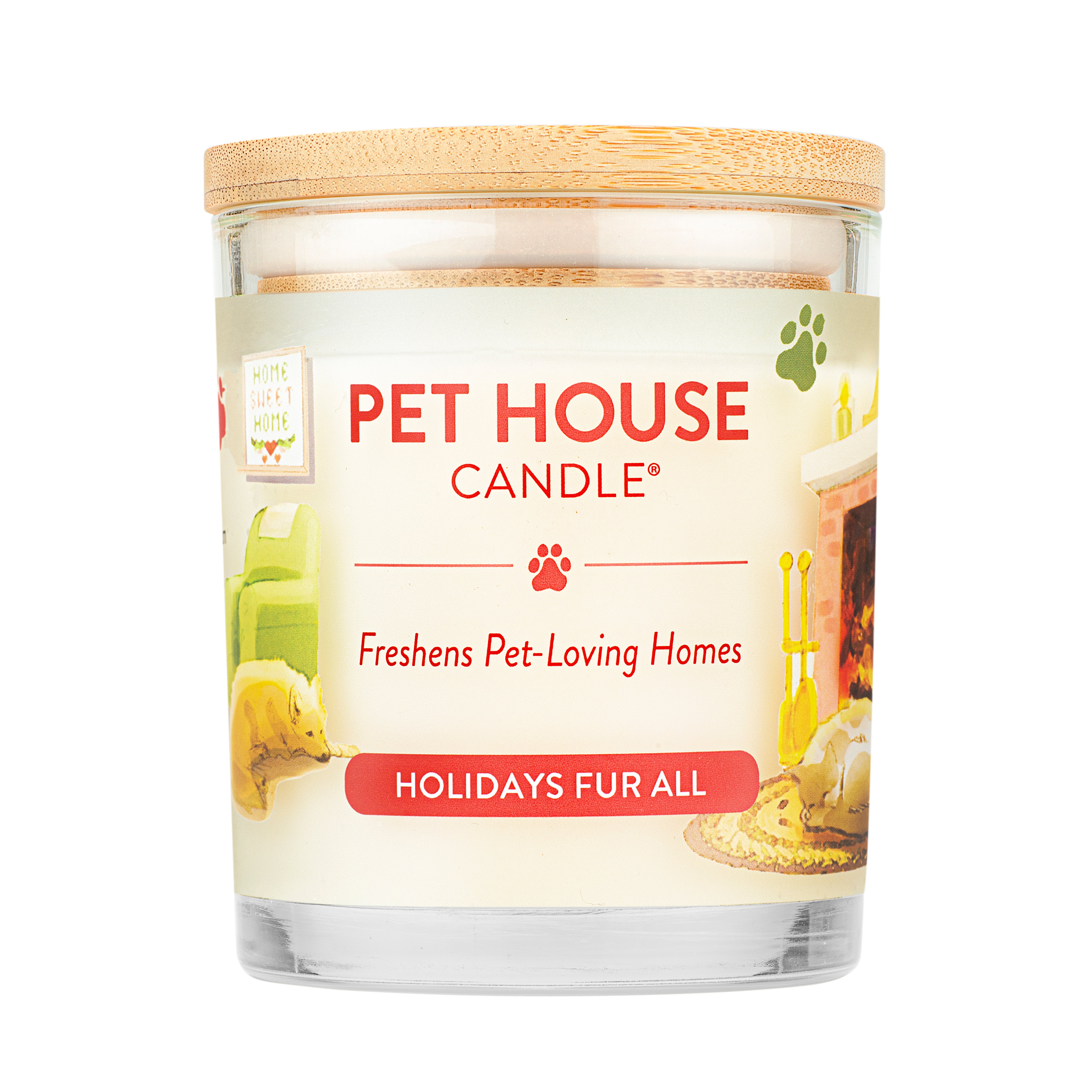 Holidays Fur All Candle