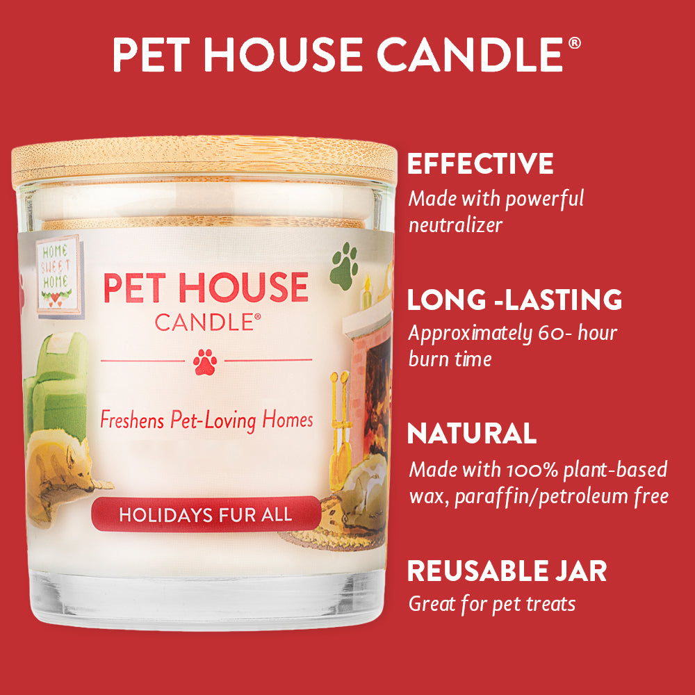 Holidays Fur All Candle infographics