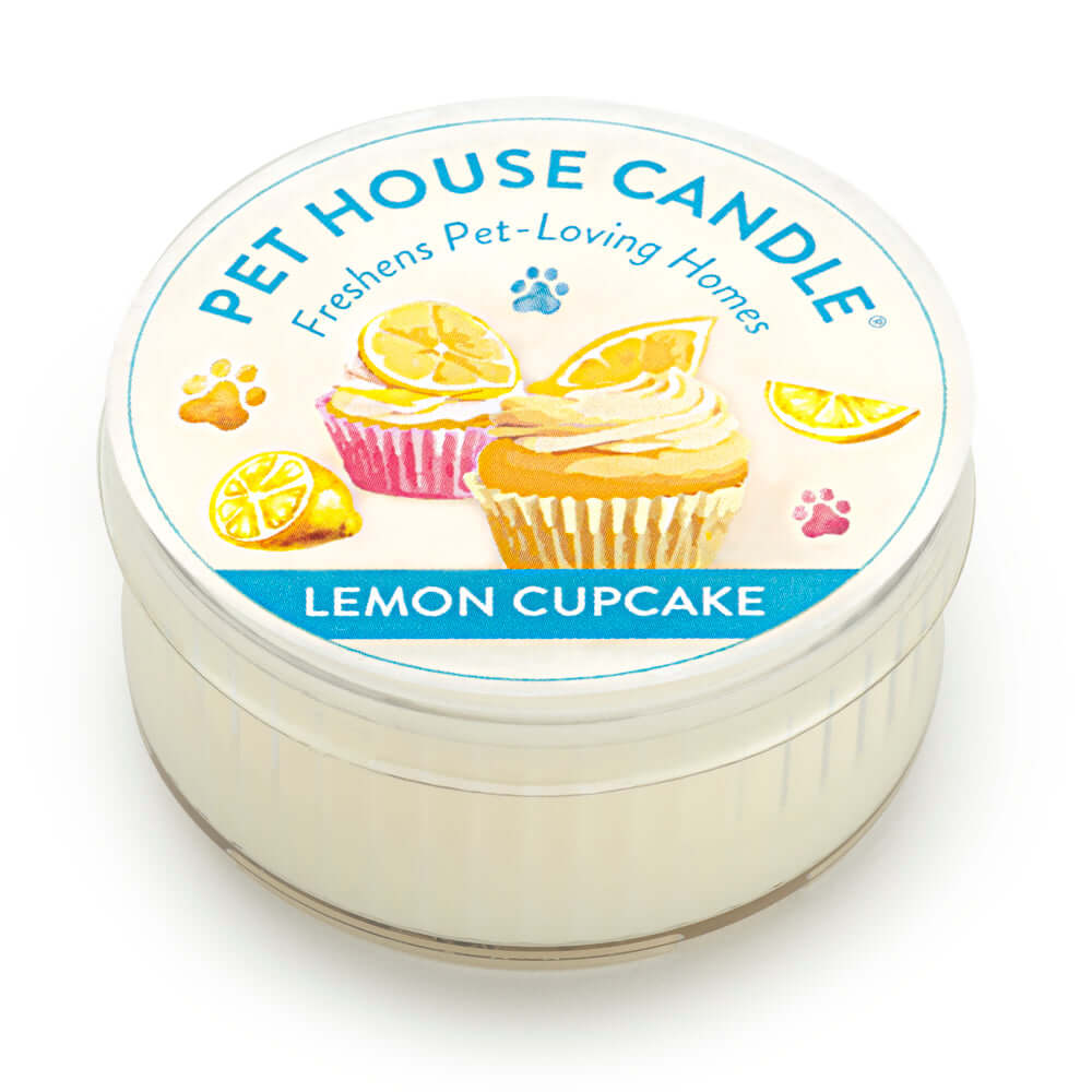 Lemon Cupcake Mini Candle