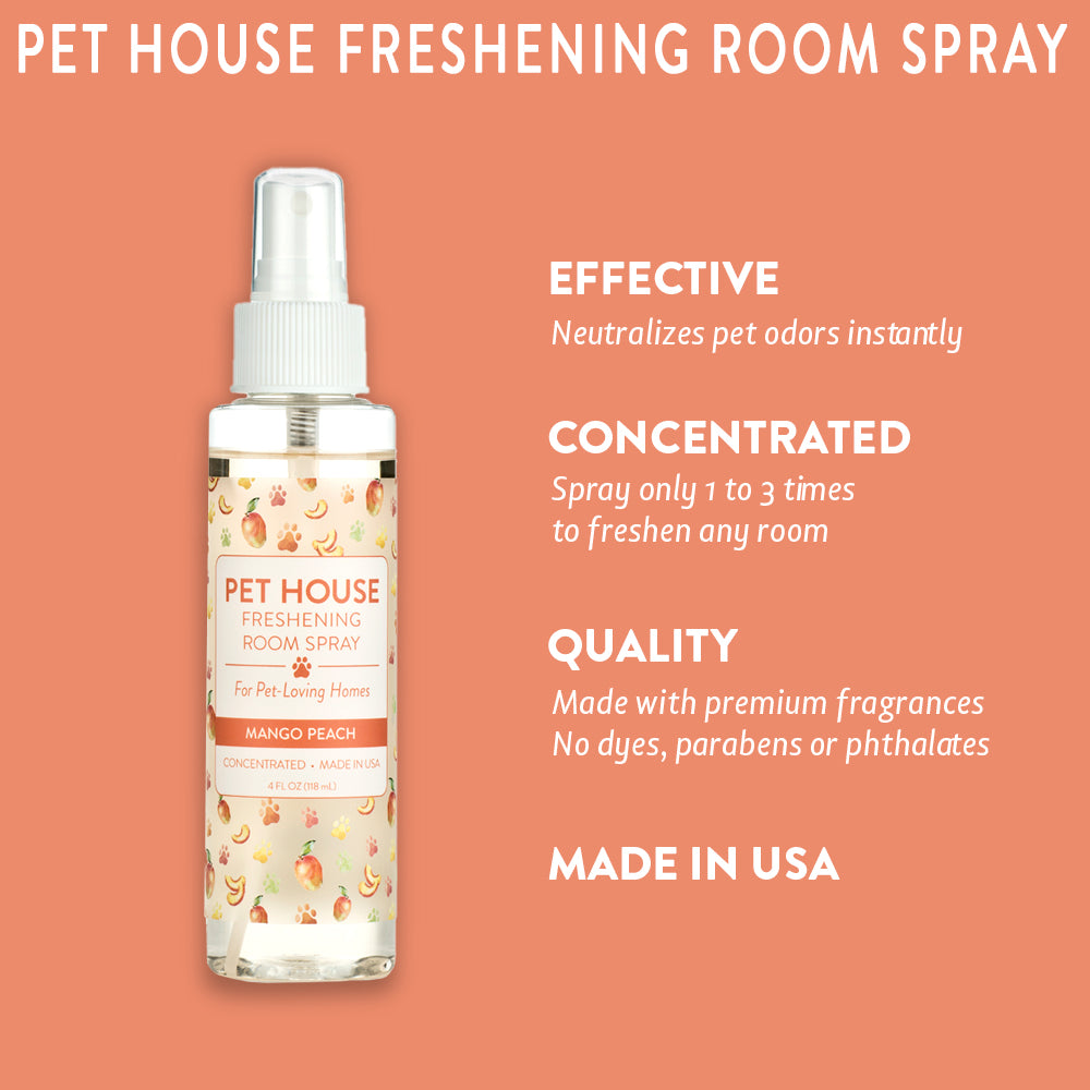 Mango Peach Room Spray infographics