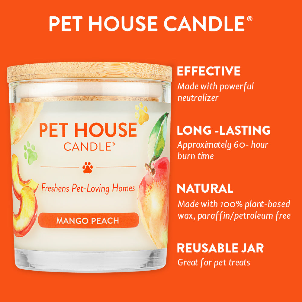 Mango Peach Candle infographics