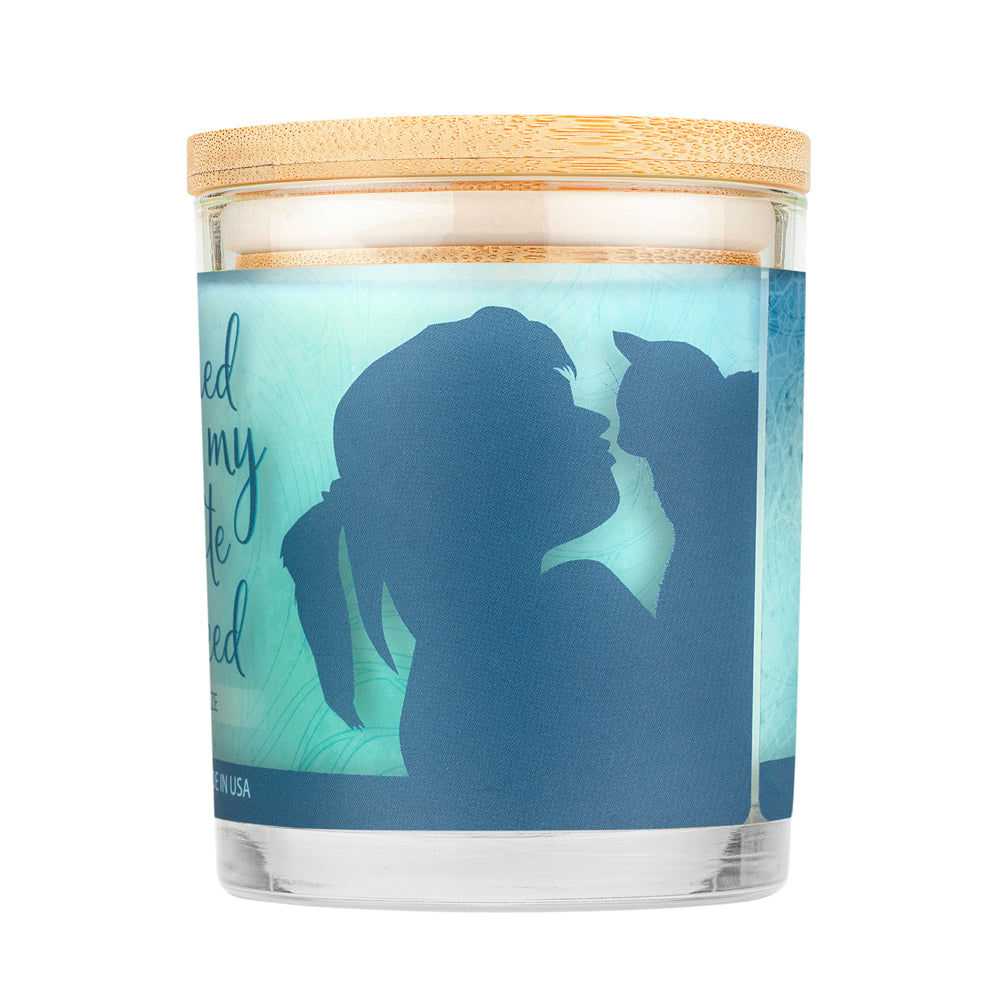 Ocean Breeze Pet House Sentiments Candle: 100% Natural Plant-based Wax
