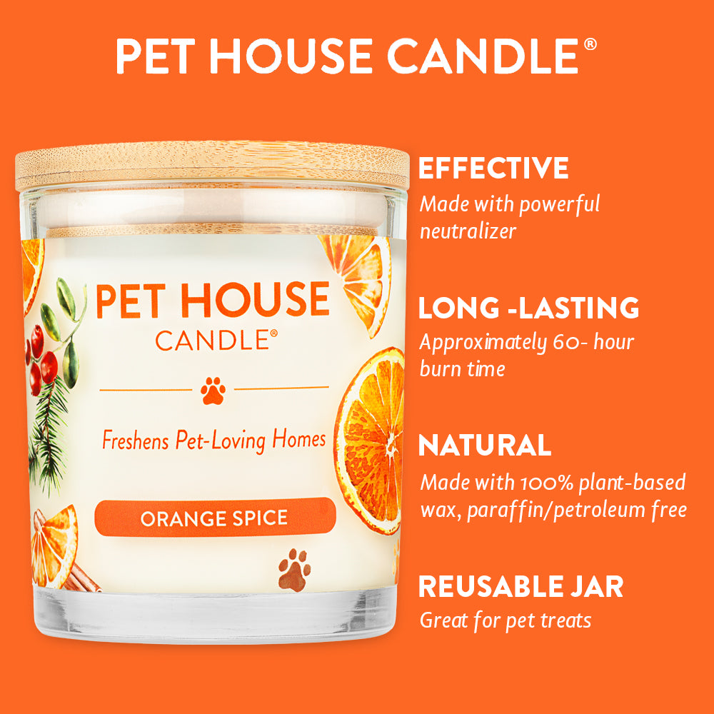 Orange Spice Candle infographics