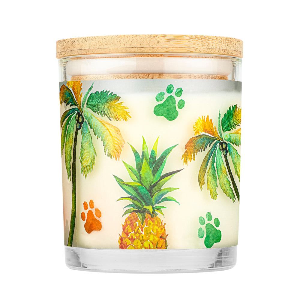 Pina Colada Candle Back