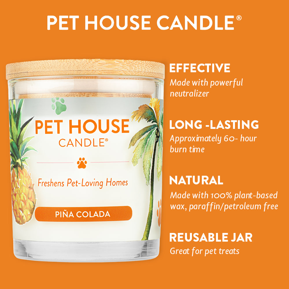 Pina Colada Candle Infographics