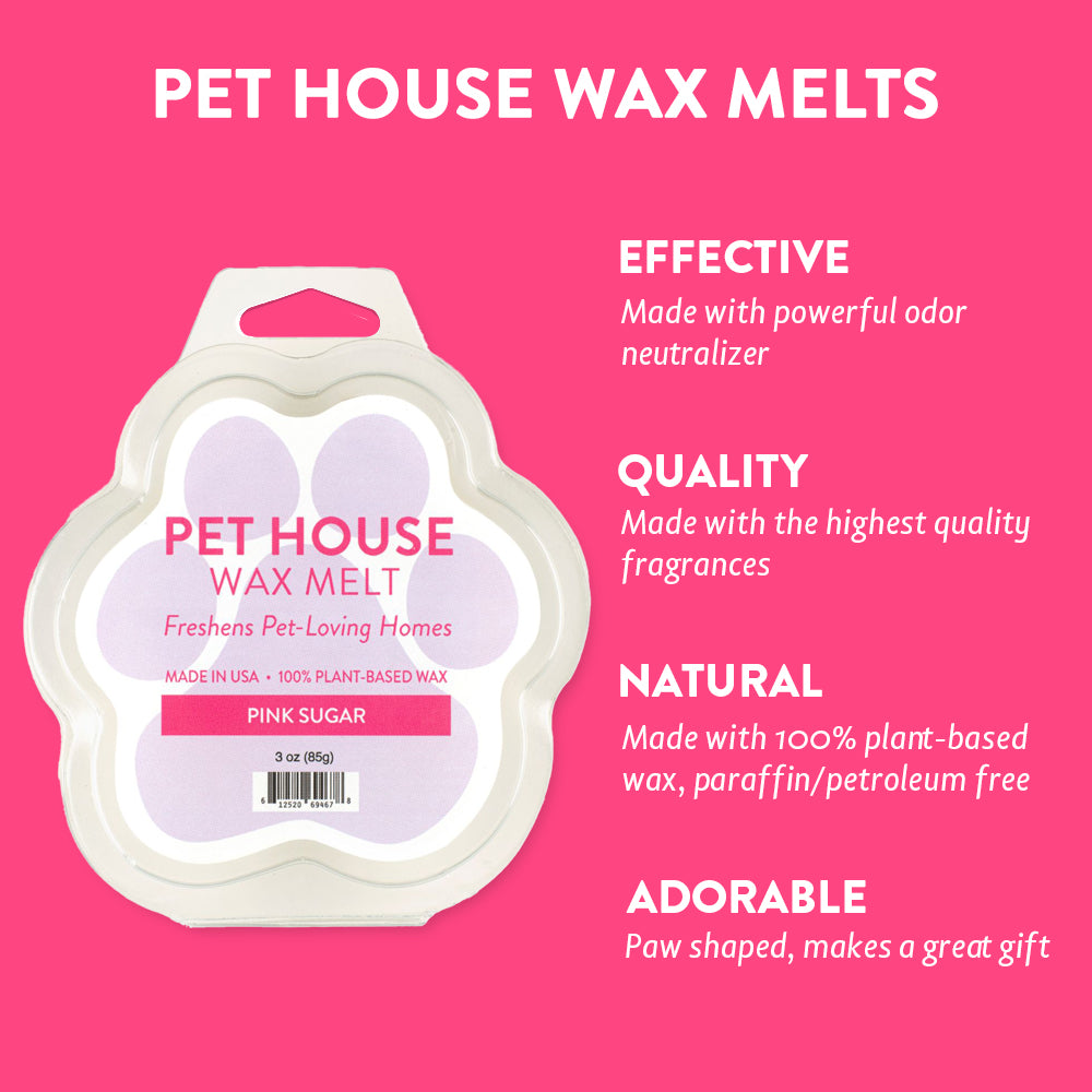 Pink Sugar Wax Melt infographics