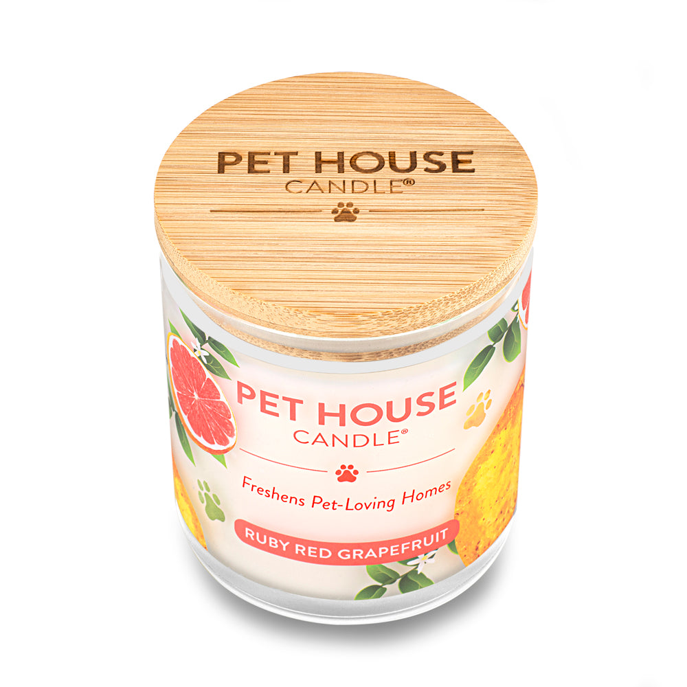 Ruby Red Grapefruit Candle High Angle