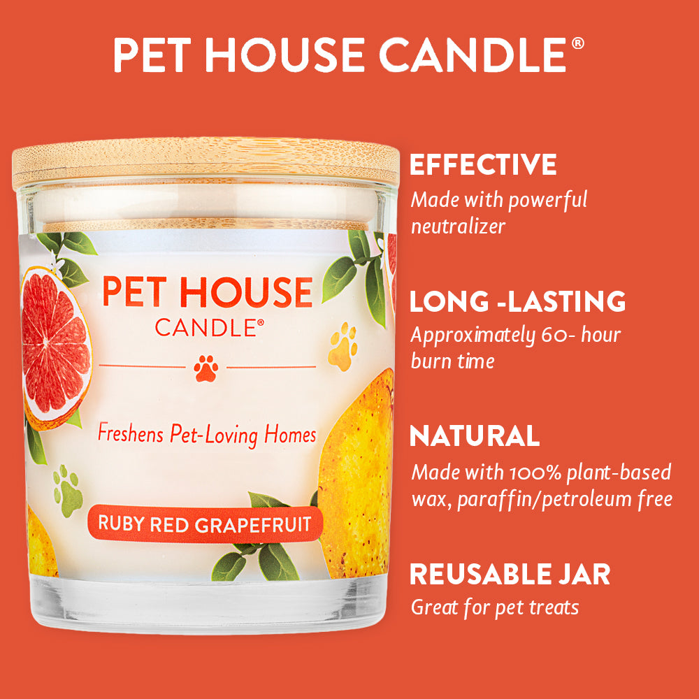 Ruby Red Grapefruit Candle infographics