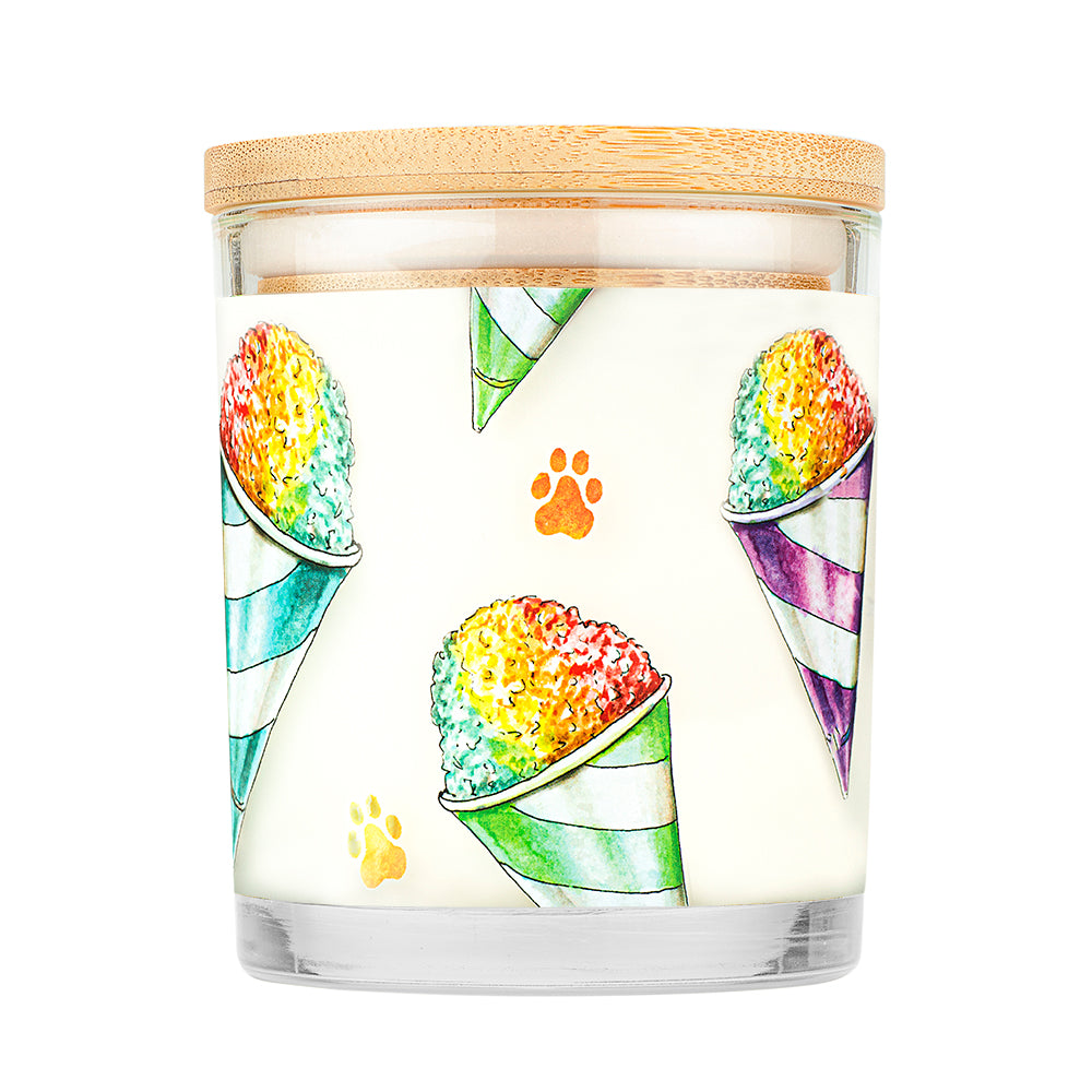 Snow Cone Candle Back