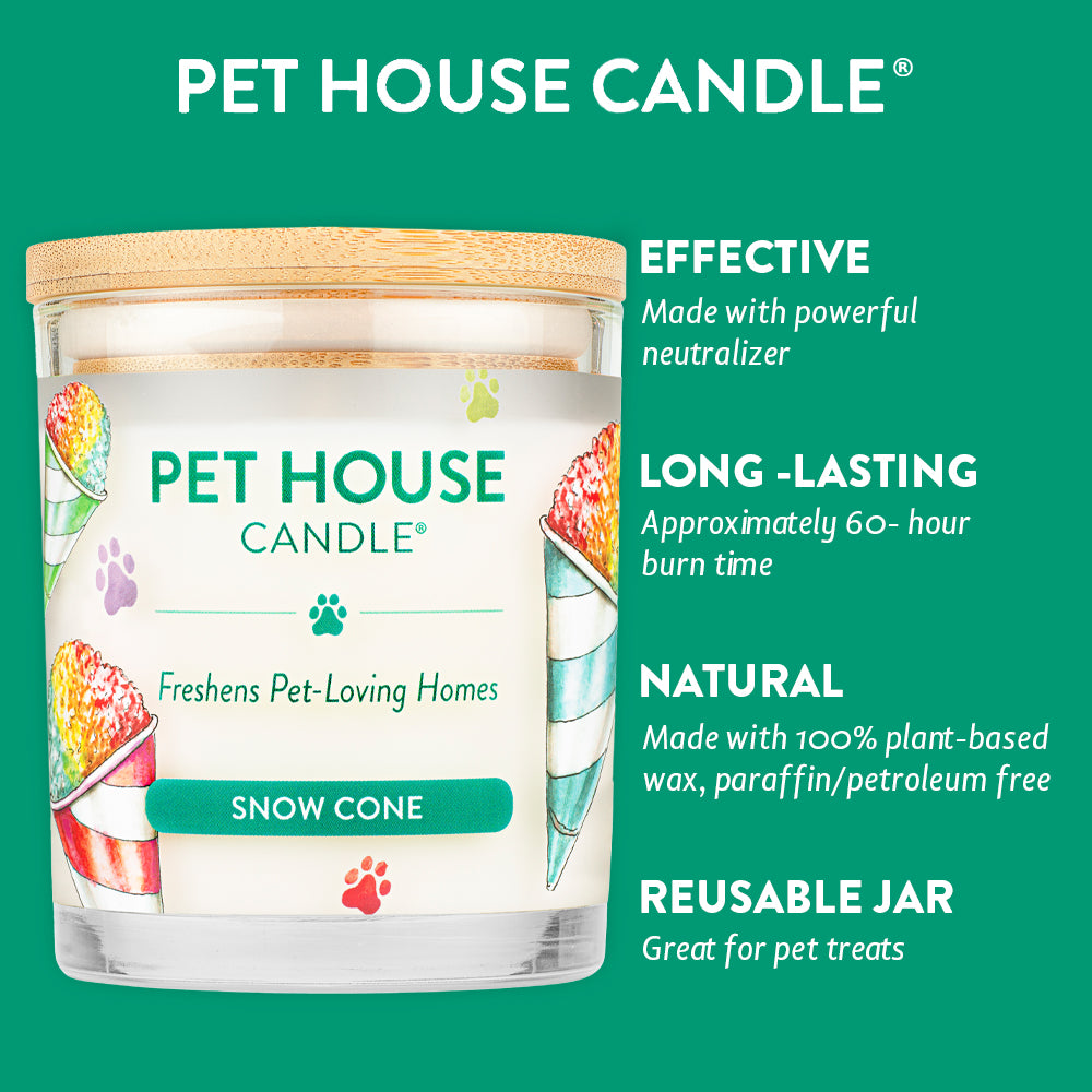 Snow Cone Candle Infographics