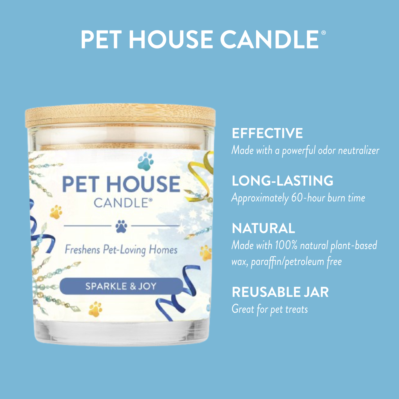 Infographics Sparkle & Joy Candle
