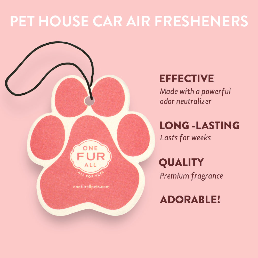 Vanilla Creme Brulee Pet House Car Air Freshener Pet Odor Eliminating