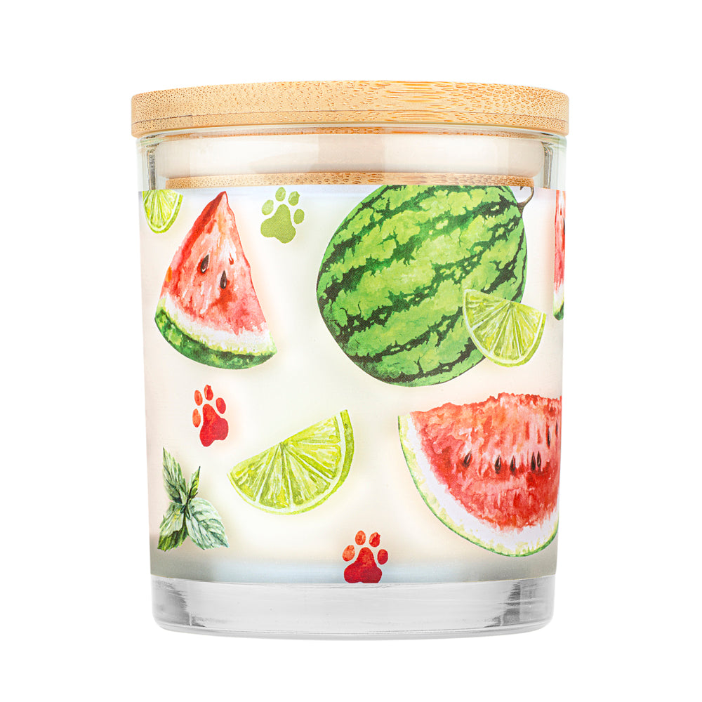 Watermelon Mojito Candle back
