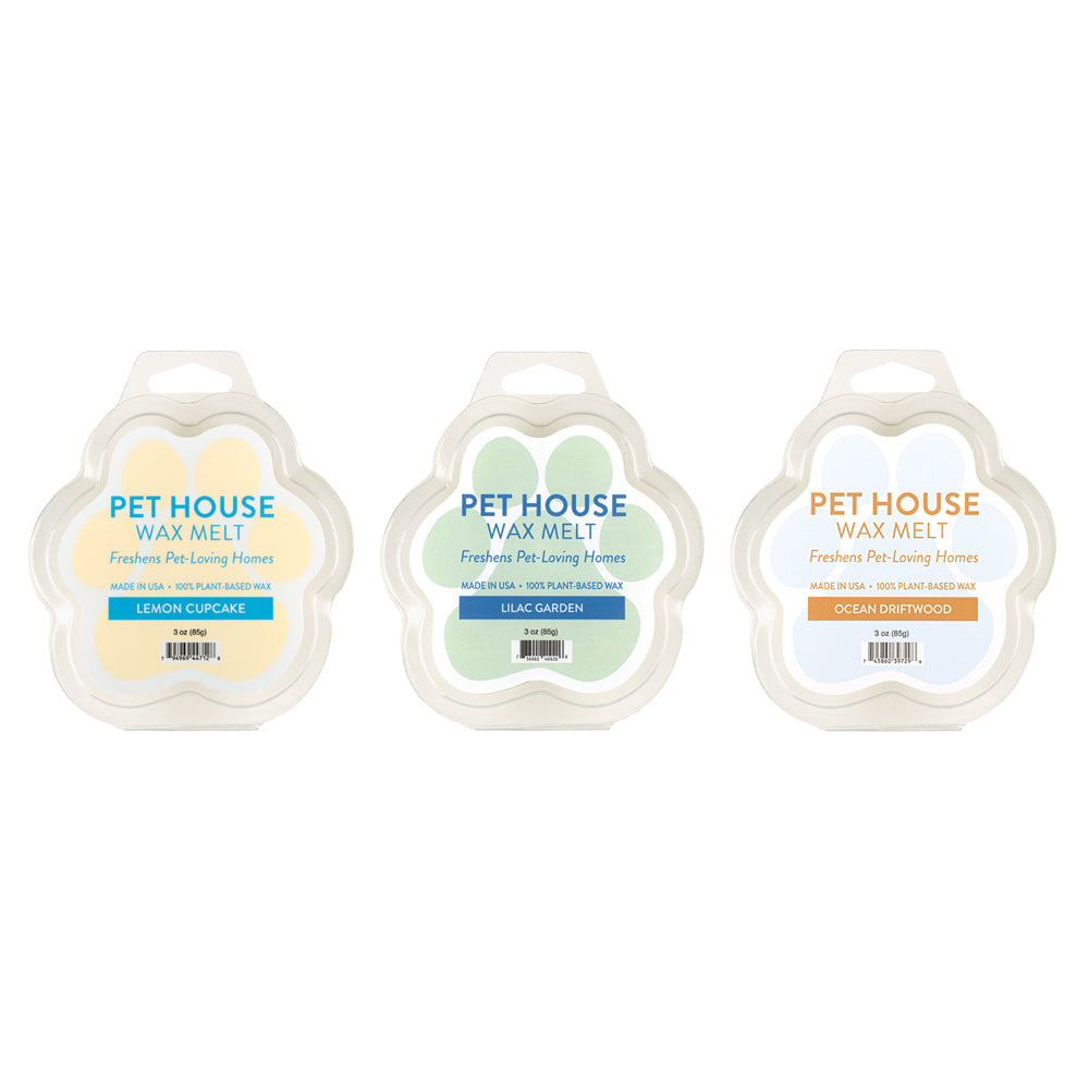 Pet House Wax Melts in spring fragrances