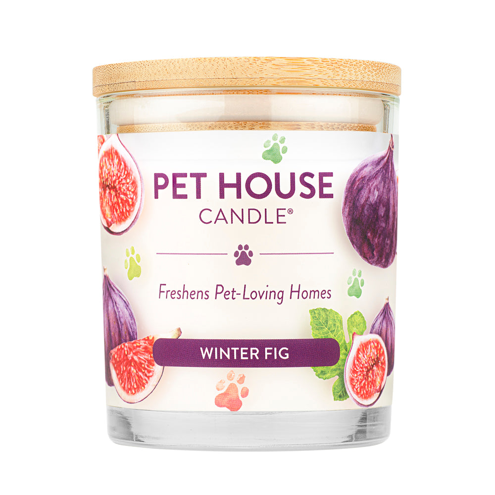 Winter Fig Pet House Candle Pet Odor Candle 100 Plant based Wax