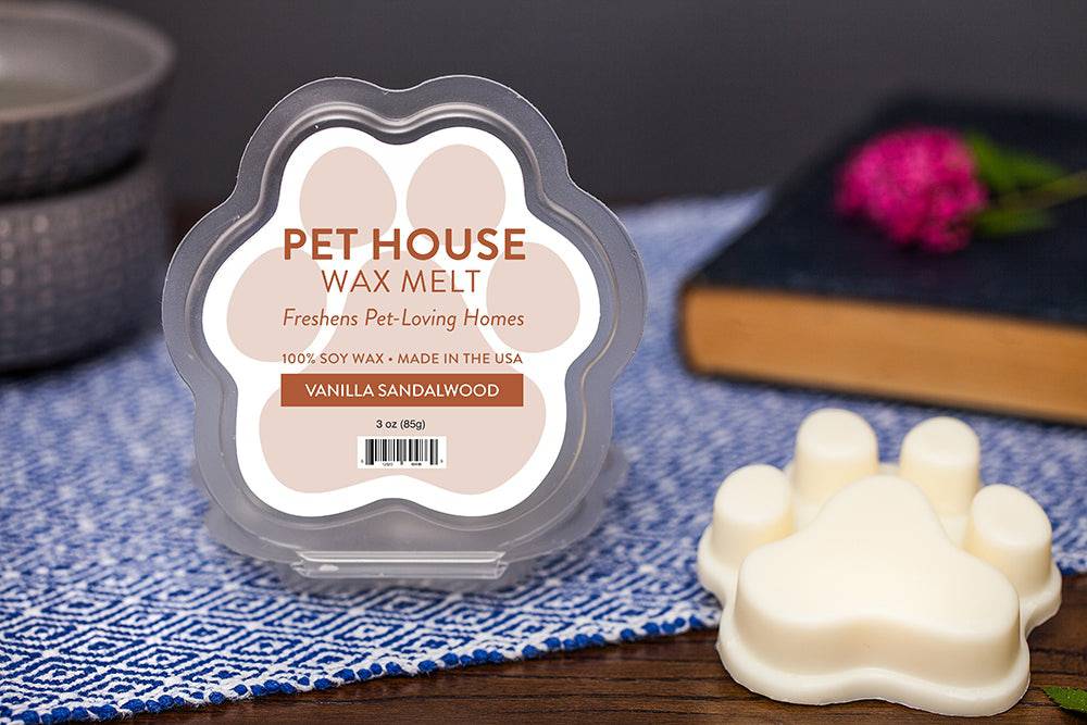 Vanilla Sandalwood Pet House Wax Melt: Odor Eliminating & 100% Plant-based  Wax – One Fur All