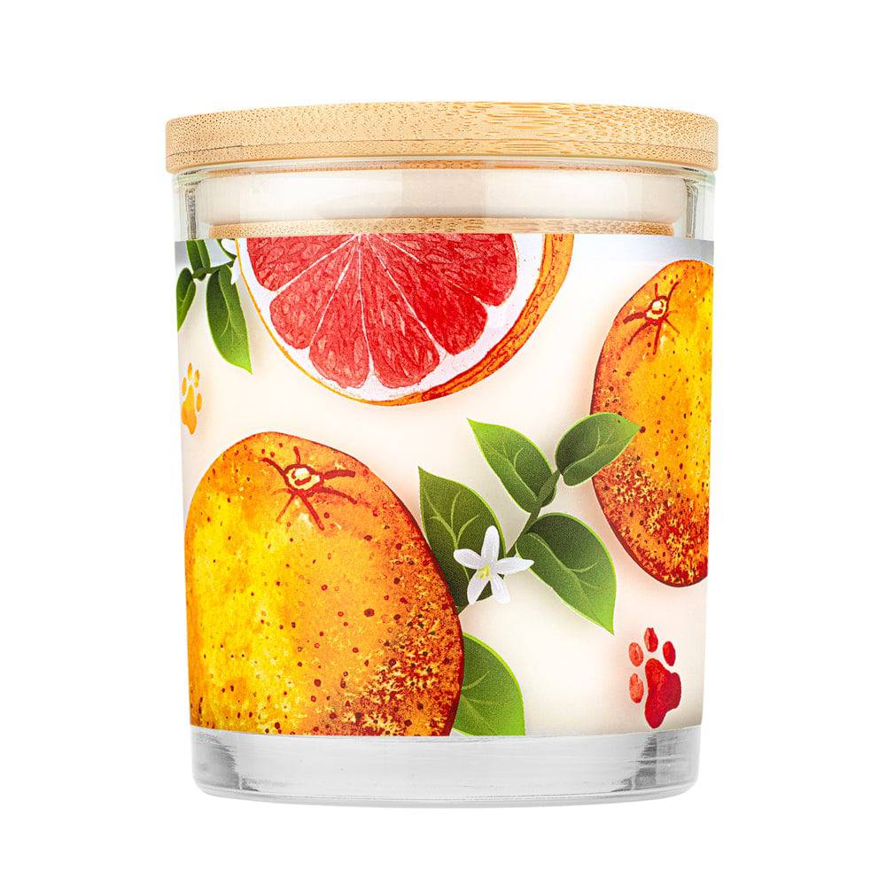 Ruby Red Grapefruit Candle back