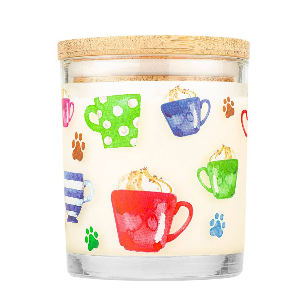 Hot Cocoa Candle Back