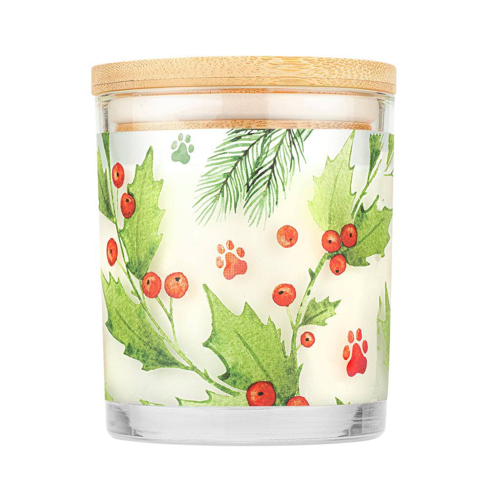 Hollyberry Candle Back