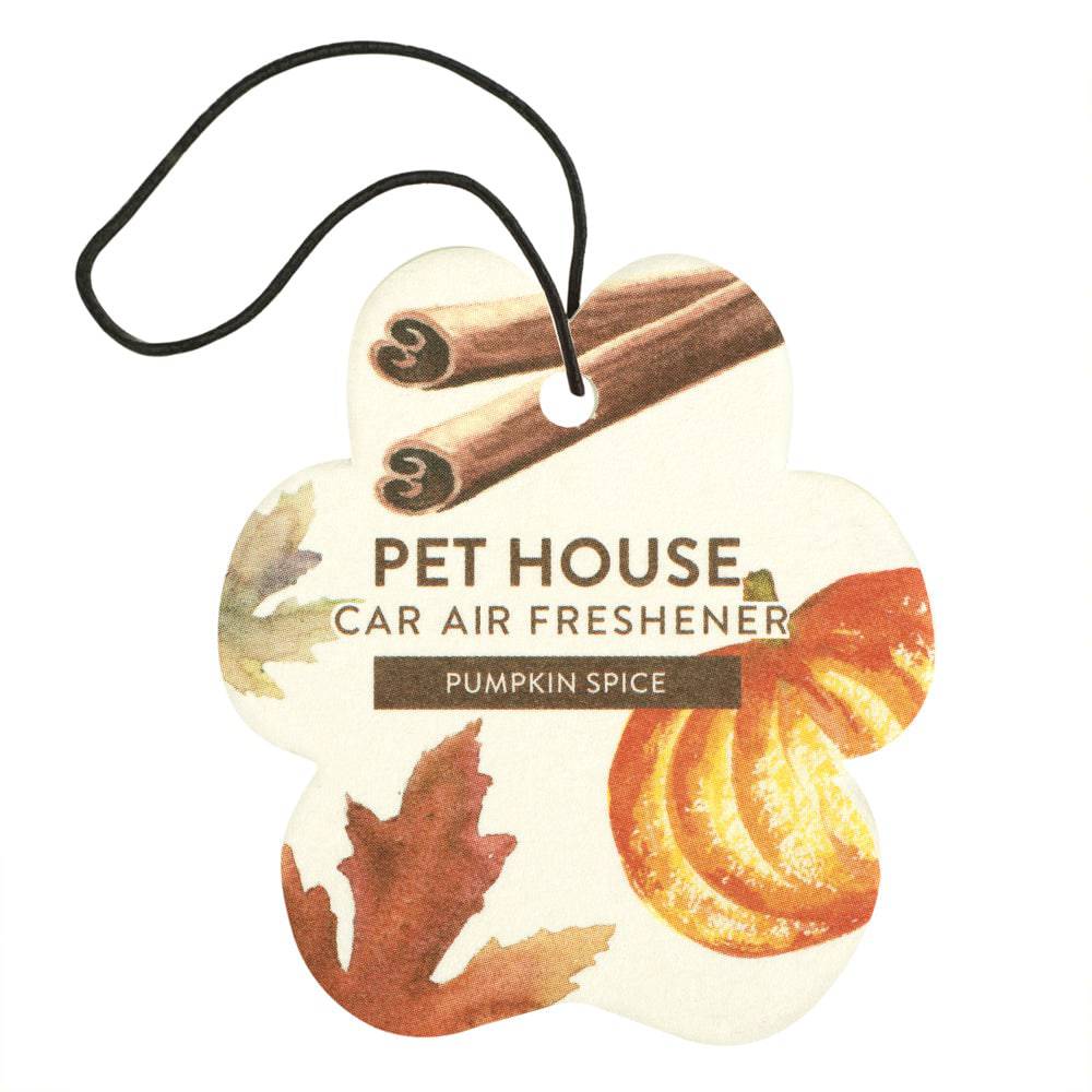 Pet House Fall Car Air Freshener Pack: Odor Eliminating & Made in USA