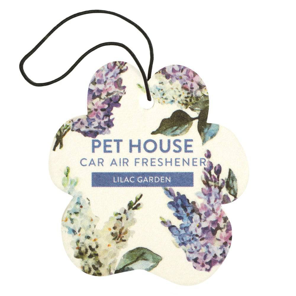 Lilac Garden Car Air Freshener back