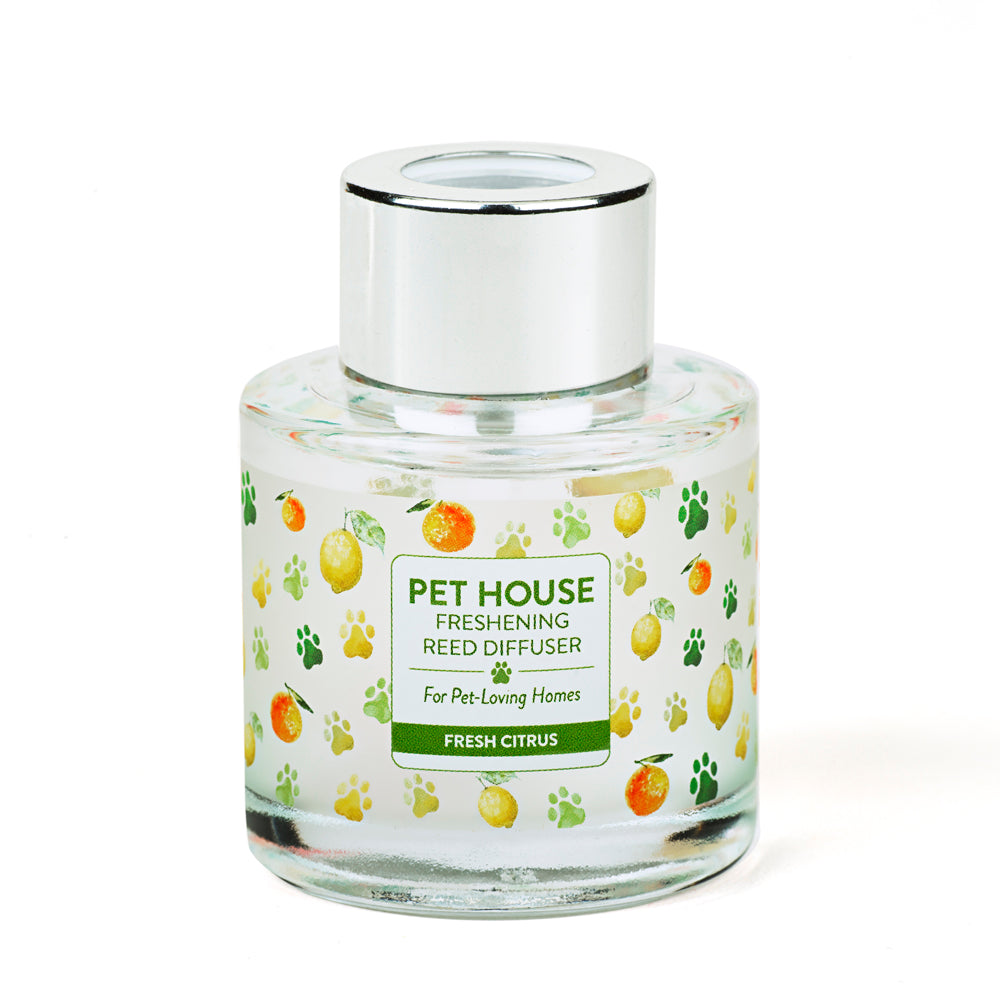 Fresh Citrus Pet House Reed Diffuser jar